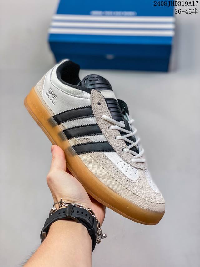 bad Bunny X Adidas Gazelle Indoor蓝白灰低帮板鞋if9734 尺码：36-45半 编码：08Jhd319A17