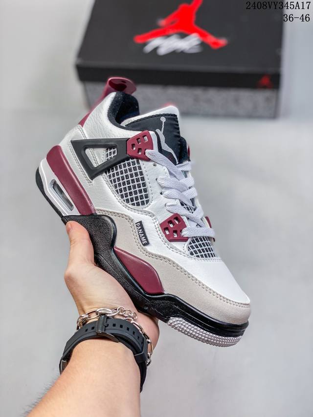 福利推荐36-46 air Jordan 4 Reteo Aj4乔4低帮实战运动篮球鞋 08Vy345A17