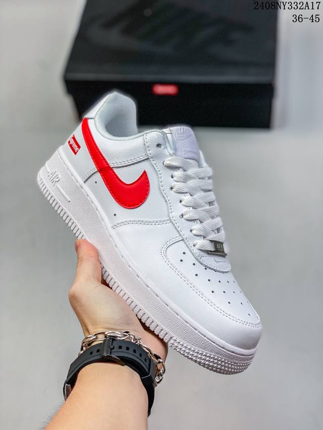 耐克nike Air Force 1 Low 空军一号低帮百搭休闲运动板鞋 柔软、弹性十足的缓震性能和出色的中底设计 横跨复古与现代的外型结合 造就出风靡全球三