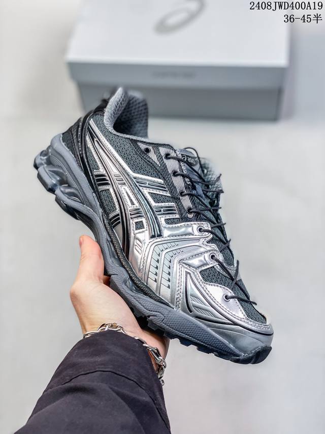 亚瑟士 Asics Gel-Kayano 14 公司级版本运动休闲透气专业缓震慢跑鞋。采用工程弹性双层再生网格密度鞋面材质，后跟3D可视gel缓震乳胶物料，升级