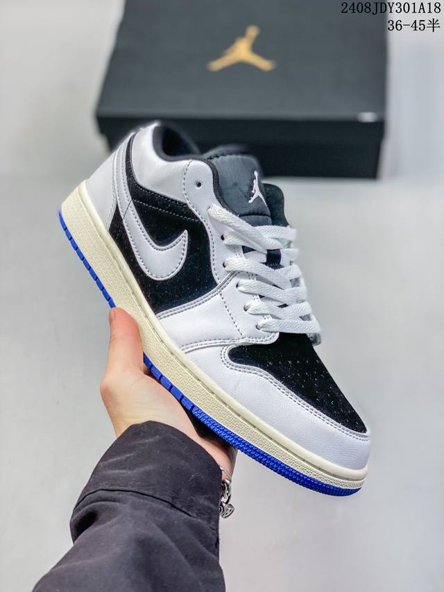 头层公司级真标带半码！ 耐克nike Air Jordan 1 Mid“ Aj1 乔1代 乔丹一代低帮经典复古文化休闲运动篮球鞋采用荔枝纹头层皮与牛剖革鞋面材质