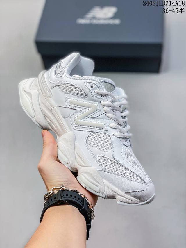 公司级new Balance 公司级版本 nb9060 联名款 复古休闲运动慢跑鞋 鞋款灵感源自设计师本人对夏日的怀日回忆。鞋面大身由空间双格及磨砂鞋面拼接而生