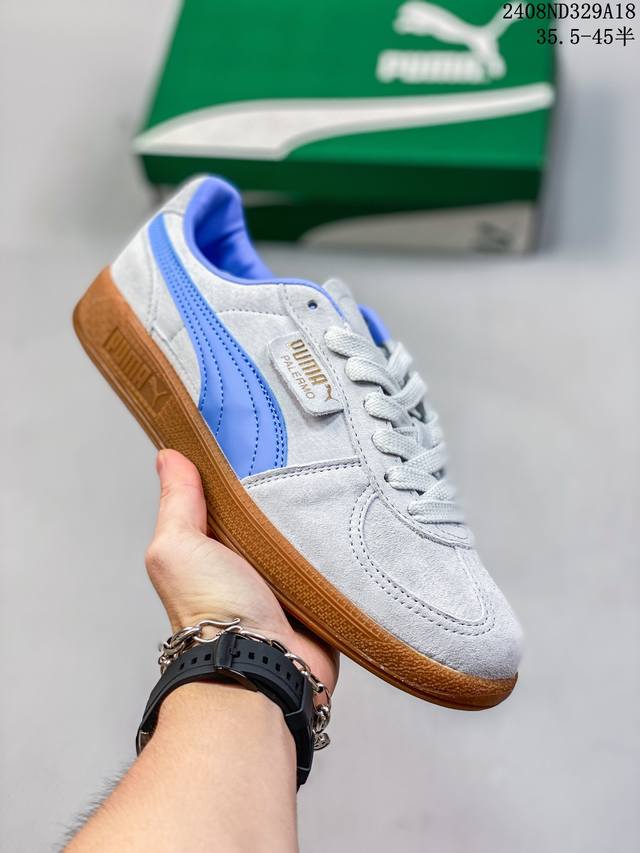 福利特价彪马puma Palermo Og 标贴运动鞋 鞋款复刻，重温足球文化风潮！近日 Puma 将经典鞋款 Palermo 重新带回市场，让众多鞋迷和足球爱