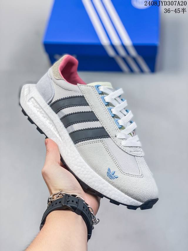 阿迪达斯adidas Retropy Boost E5 W.R.P E5二代系列复古赛车原型爆米花缓震休闲运动慢跑鞋 Adidas Retropy E5 W.R