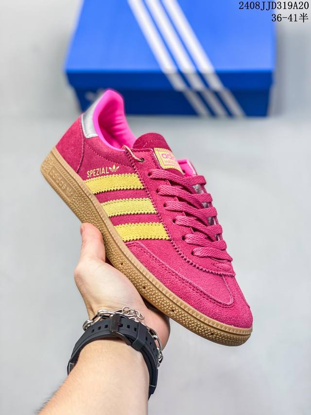 公司级阿迪达斯adidas Originals Handball Spzl 手球运动员系列百搭休闲运动板鞋 货号:Gx6989 尺码：36 36 37 38 3