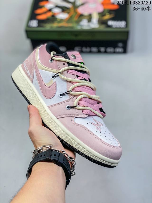 公司级nike Air Jordan 1 Low aj1乔1低帮休闲板鞋 同步官方配色 原档冲孔鞋头 四线拉帮 鞋舌高弹海绵填充 官方货号:Dc0774-416