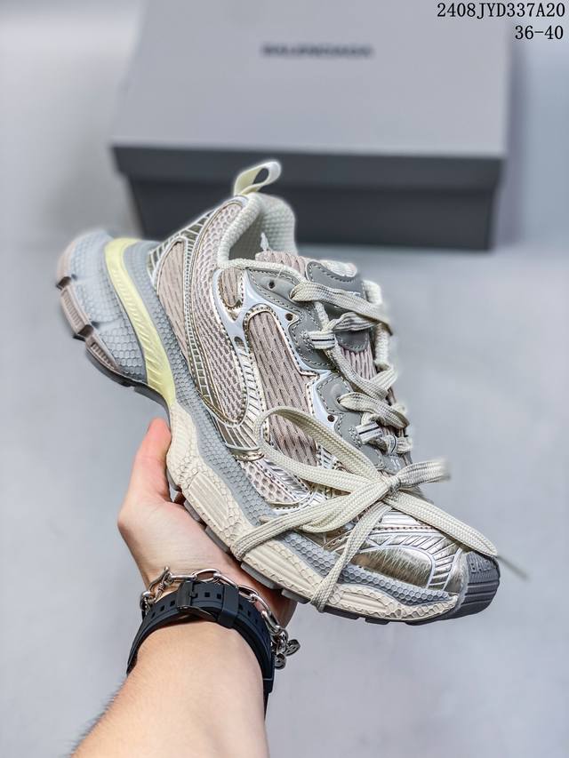 巴黎世家balenciaga Runner Kith Four.Color 巴黎世家7.0 21Ss最新配色潮流复古休闲鞋 尺码:36-45 id:08Jyd3