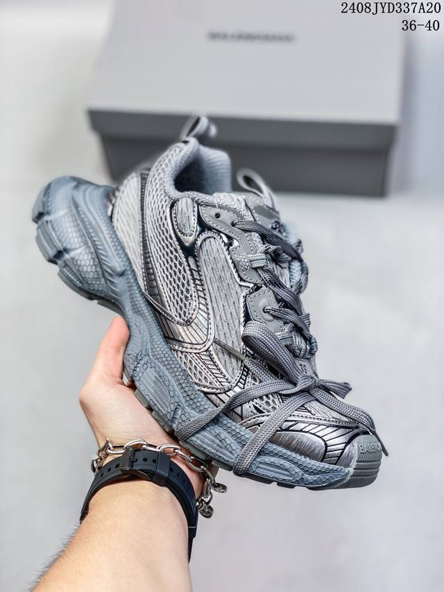 巴黎世家balenciaga Runner Kith Four.Color 巴黎世家7.0 21Ss最新配色潮流复古休闲鞋 尺码:36-45 id:08Jyd3