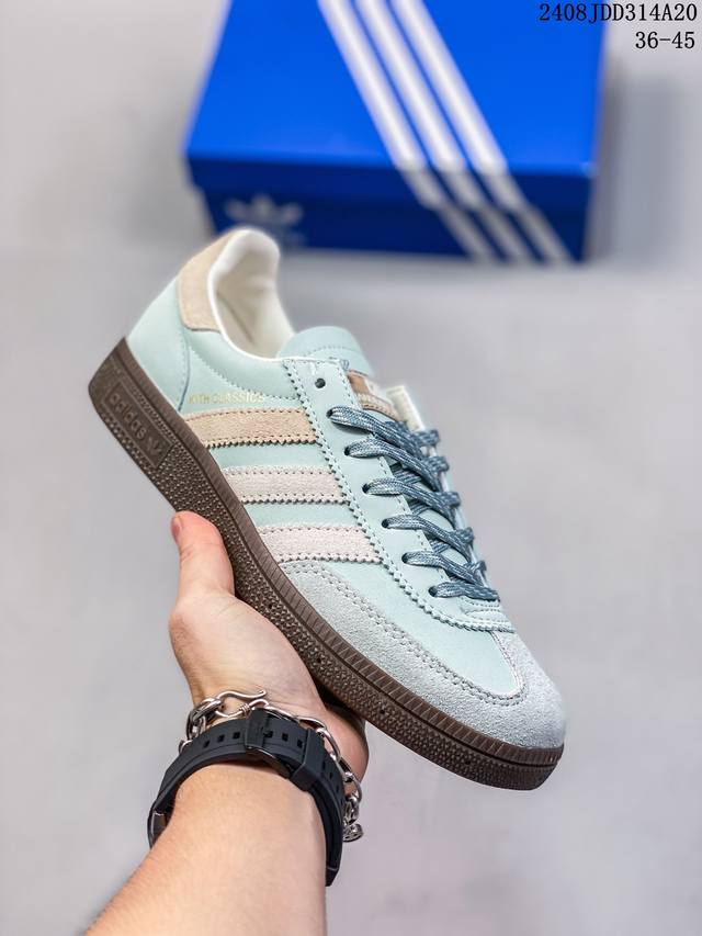 adidas Handball Spezial 三叶草手球特别版圣帕特里克节联名款 全鞋采用yezzy500一样的皮料 进口长绒皮，特殊工艺技术 原盒包装 牛筋