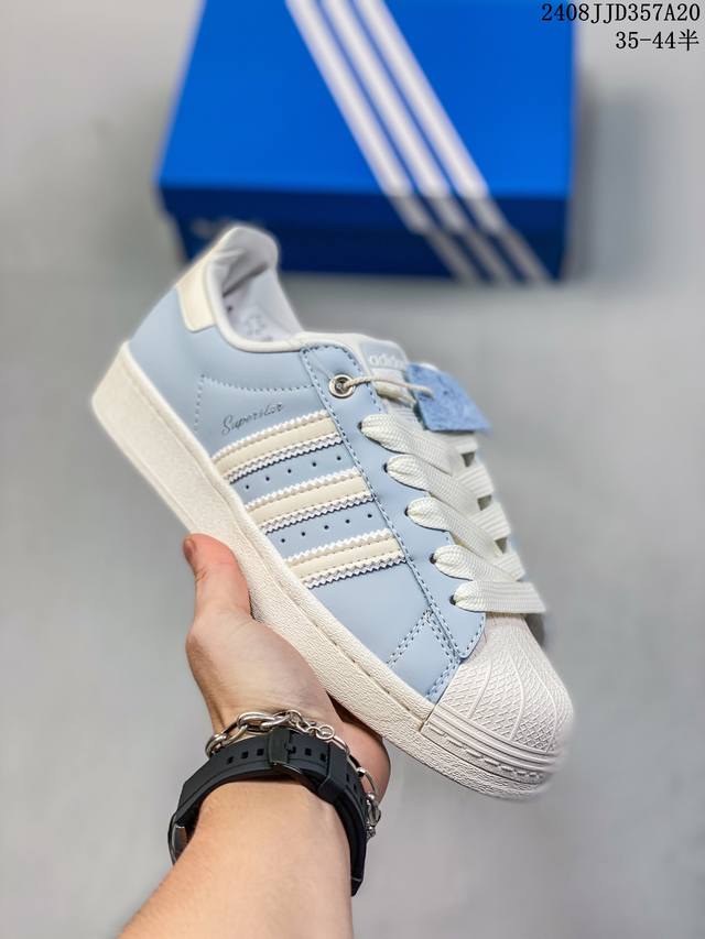 阿迪达斯adidas三叶草 Originals Superstar贝壳头经典百搭休闲运动板鞋 高密度eva发泡软缓震中底拉帮工艺 ds-126 d码数：36-4