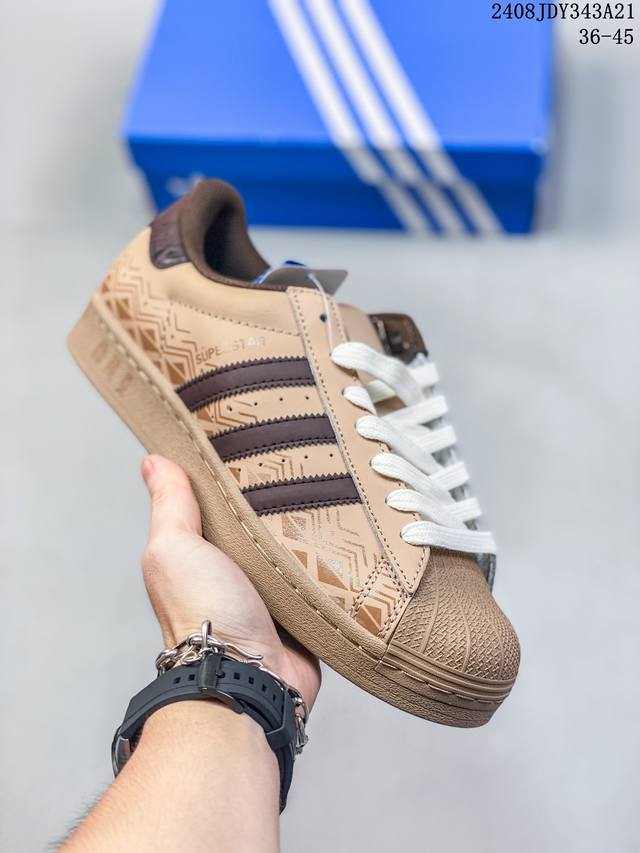 adidas Originals Superstar 舒适休闲 轻便透气 低帮 板鞋 男女同款 08Jdy343A21