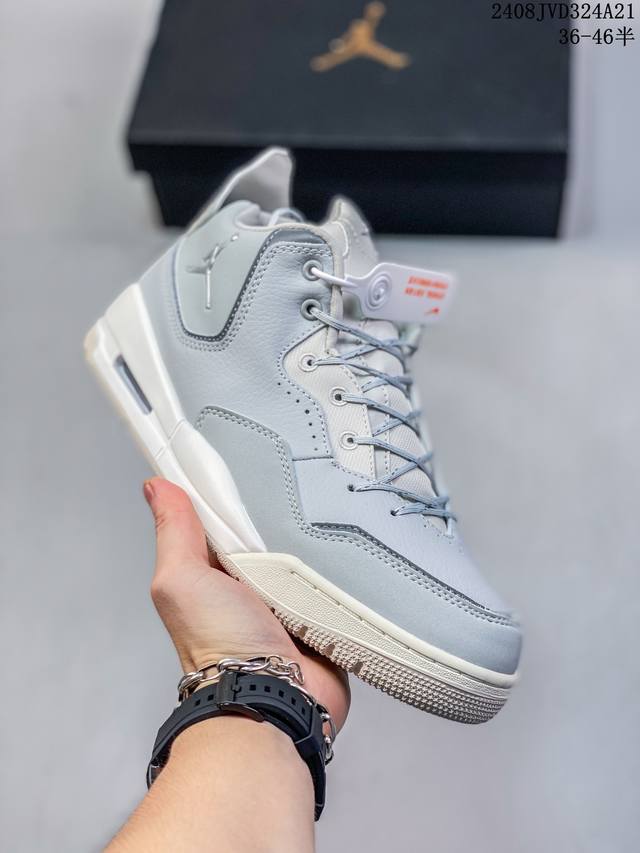 公司级耐克nike Air Jordan Courtside 23迈克尔 乔丹aj3代简版中帮复古休闲运动文化篮球鞋 货号:Fq6861-121 尺码:36 3