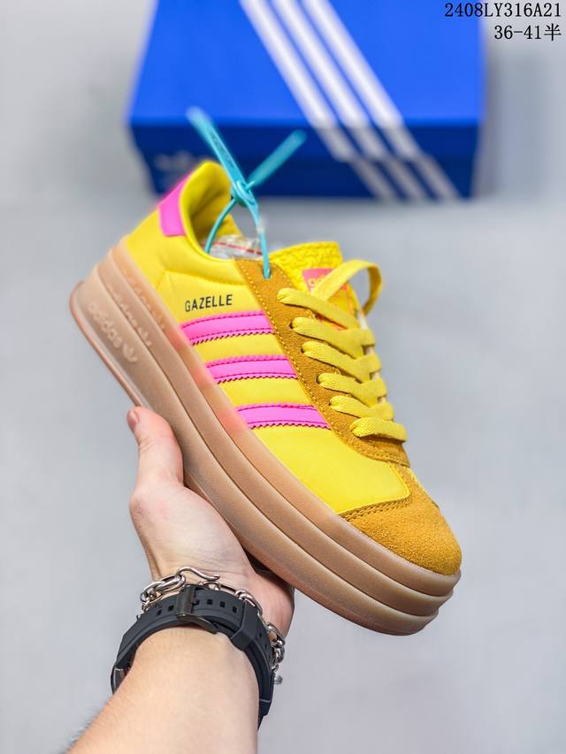 公司级阿迪达斯三叶草adidas Originals Samba Xlg 桑巴舞系列绅士德训足球风百搭低帮休闲运动板鞋 货号:Ie9178 尺码:36 36.5