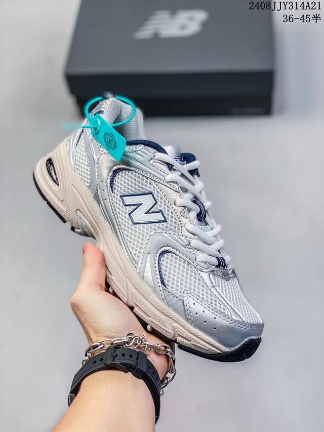 真标new Balance Mr530系列复古老爹风网布跑步休闲运动鞋 货号:Mr530Sh 尺码:36 37 37.5 38 38.5 39.5 40 40.