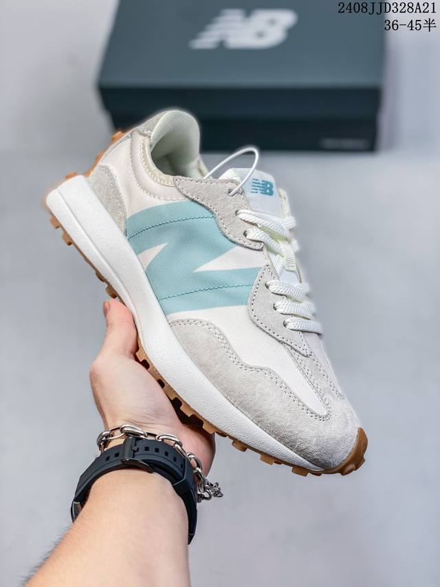 新百伦nb327 New Balance 327 复古先锋 Ms327系列复古休闲运动慢跑鞋，上世纪 70 年代的意大利街头风格 Size:36 37 37.5