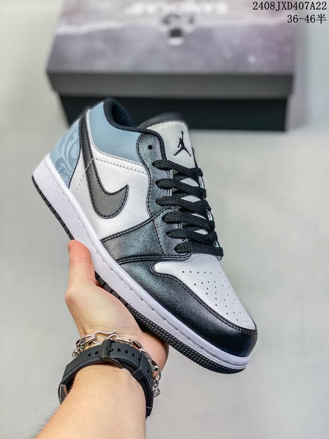 air Jordan Aj1 Low 低帮篮球鞋头层牛皮运动休闲鞋 货号 : 553558-132 尺码 : 36-46 带半码 08Jxd407A22