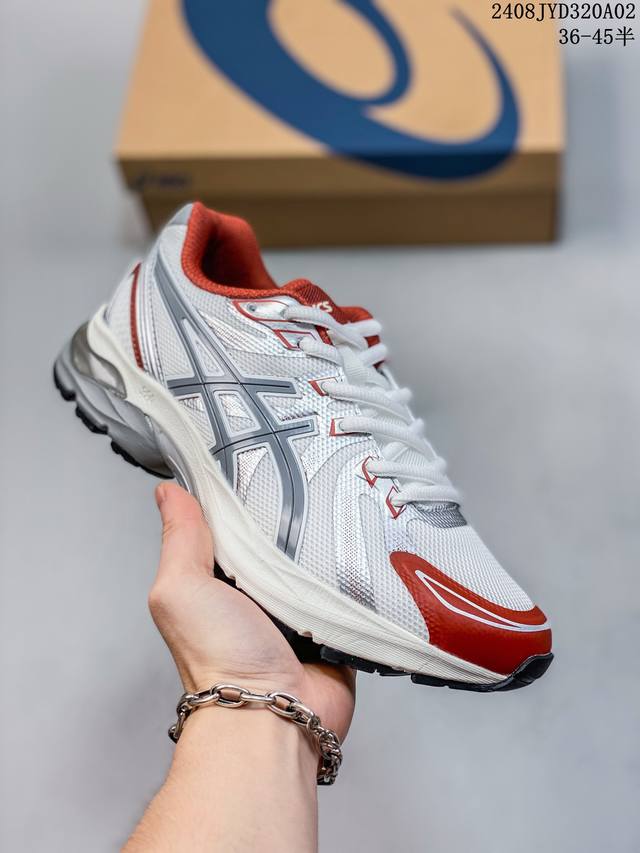 公司级亚瑟士asics Cel-Cel-Flux 复古单品 网面休闲透气跑步鞋 鞋款采用亚瑟士amplifoam科技 为运动中带来回弾性和轻量性感受 工程网眼鞋