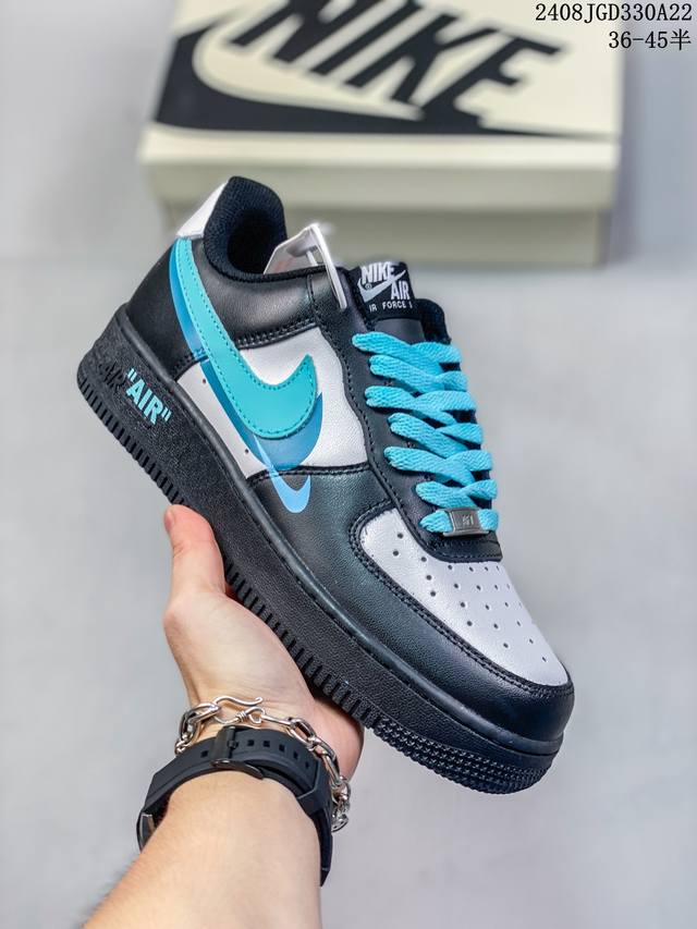 公司级 Af1耐克 Nike Air Force 1 ‘07 Low 空军一号 厚底增高百搭运动板鞋 原楦头原纸板 打造纯正空军版型，专注外贸渠道 全掌内置蜂窝