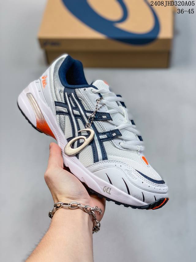 公司级装备充满未来感，日本专业跑鞋品牌 Asics 亚瑟士 Gel- 0 量子系列硅胶回弹休闲运动跑步鞋 货号 : 3A254-020 尺码:36 37 37.