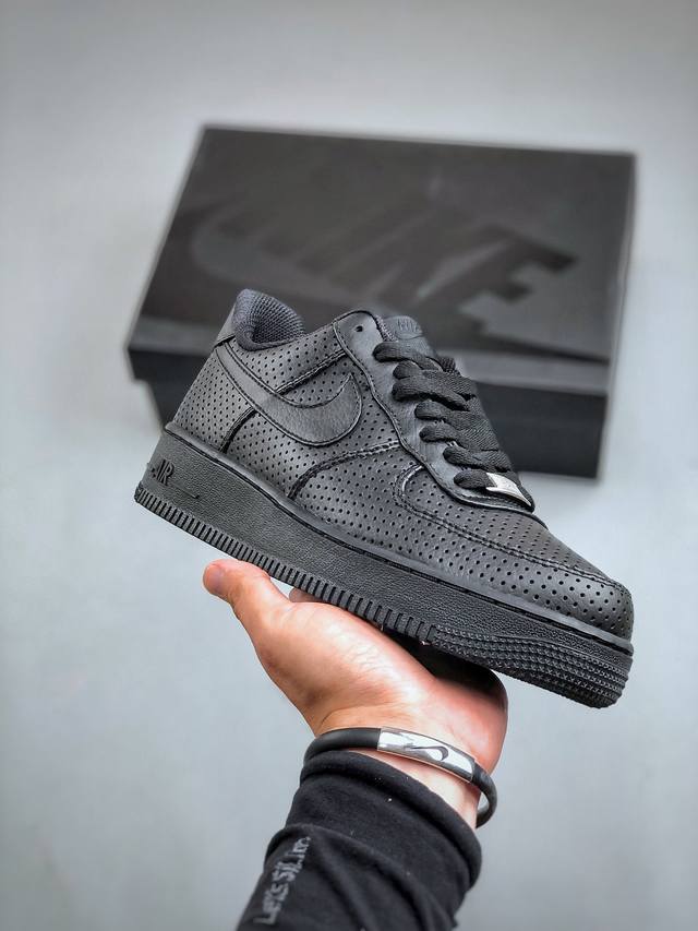 nike Air Force 1'07 Low 黑武士 空军一号低帮休闲板鞋 Hf8189-001 #原楦头原纸板 原装鞋盒 内置全掌气垫 原厂鞋底 尺码：36