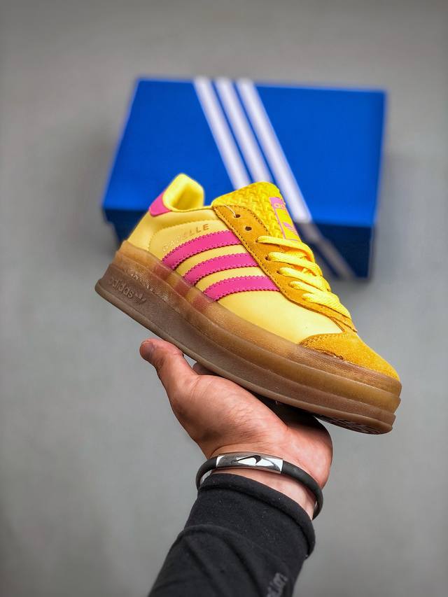 adidas Originals Gazelle Bold W 羚羊松糕系列 货号：Ig4387 尺码：35-40 半