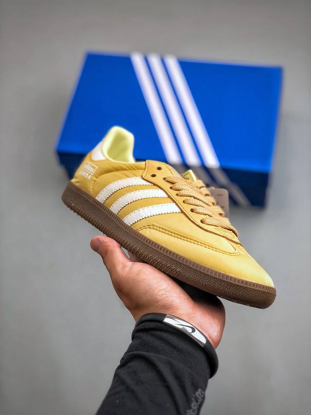 三叶草adidas Originals Samba Og桑巴舞系列绅士德训足球风百搭低帮休闲运动板鞋1G6 尺码36-45 半