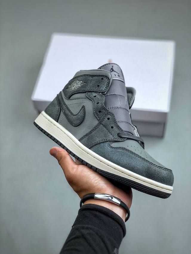 air Jordan 1 Mid Aj1 乔1太空灰 市售最高品质 原鞋开发 大厂代工流水线打造 公司货既视感 细节随意对比中帮篮球鞋 Fj3448-001 尺