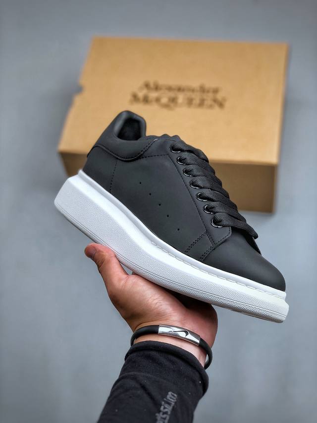 今日福利特价 麦昆小白鞋 Alexander Mcqueen 亚历山大麦昆 松糕鞋厚增底高小白鞋20官同方步 全码现货 市场最好性价比版本 可进口丝亚绸光原版正