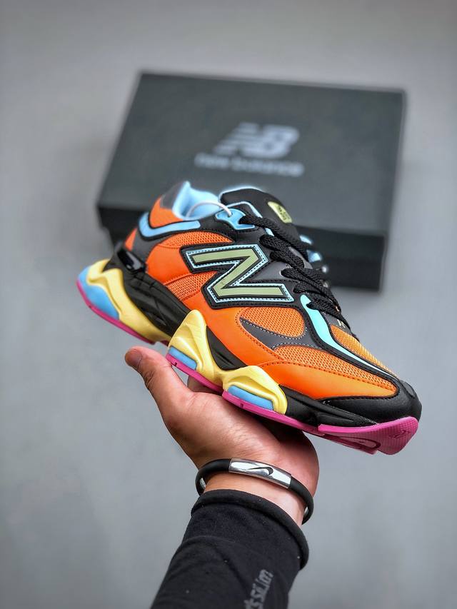 joe Freshgoods X New Balance 渠道纯原 Nb9060 联名款 复古休闲运动慢跑鞋 鞋款灵感源自设计师本人对夏日的怀日回忆。鞋面大身由