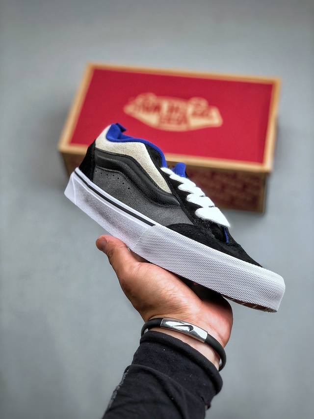 vans Knu Skool 百搭休闲防滑减震低帮 板鞋男女同款 颜色：Vans 面包全皮白粉 尺码：35 36 36.5 37 38 38.5 39 40 4