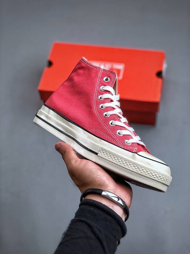 converse Chuck Taylor All Star 1970S 舒适潮流 防滑耐磨 高帮 帆布鞋 男女同款 摩卡棕35-44 36.5 37.5 39