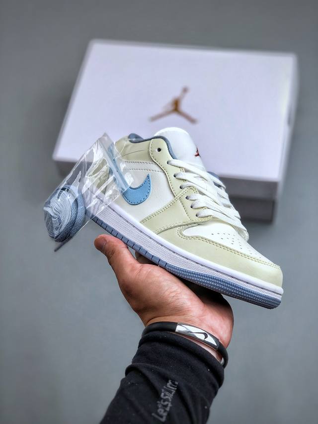 air Jordan 1 Low 专柜订单顶级纯原 全头层最高版本 独家提拉式后跟吊打市面原装版本 市面整洁度最高版本升级正确原装楦型开发纸版中底注胶孔内置真s