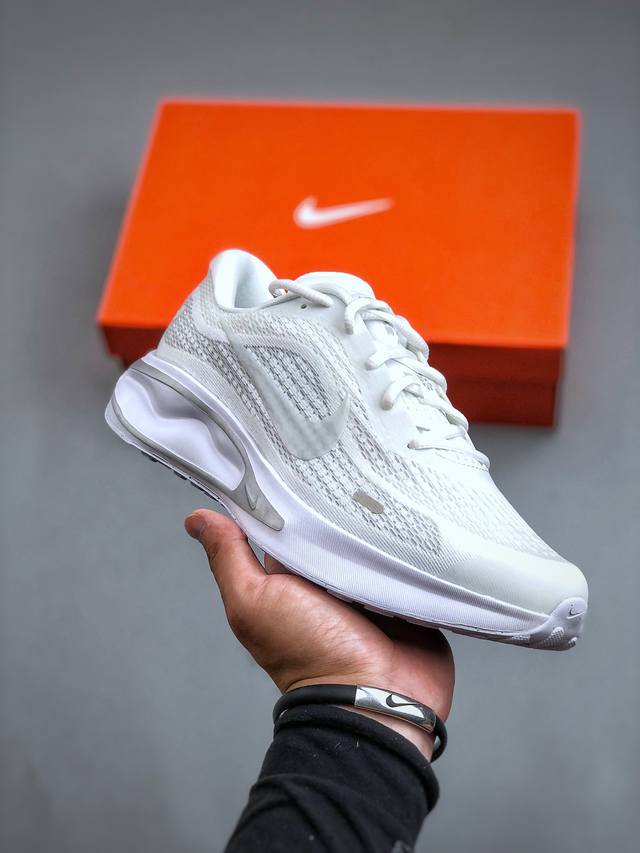 nike Journey Run White Pure Platinum 旅程慢跑系列低帮轻质缓震休闲运动公路跑步鞋“全白白银”Fj7765-102 尺码：36