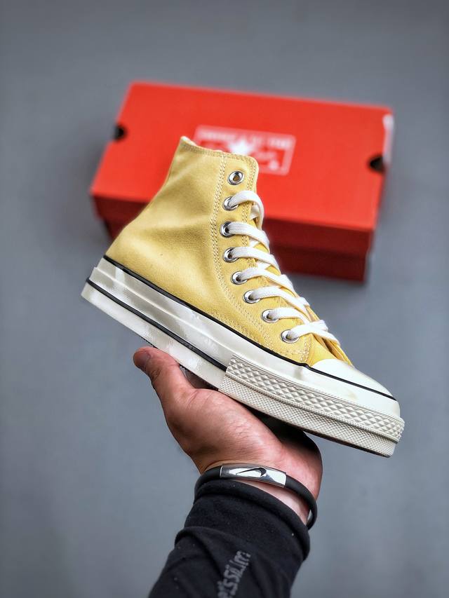 converse Chuck Taylor All Star 1970S 舒适潮流 防滑耐磨 高帮 帆布鞋 男女同款 柔雾绿35-44 36.5 37.5 39