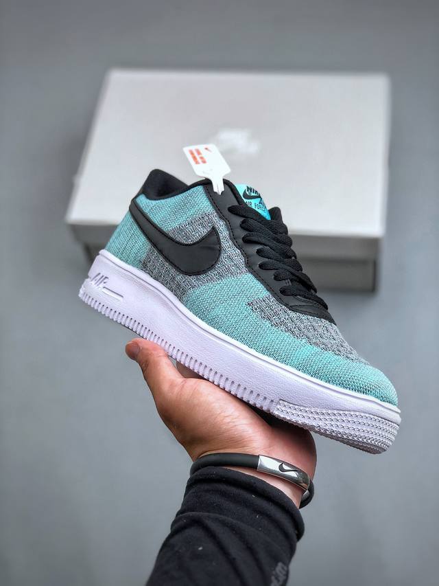 nike Air Force 1 Low 07 “针织月绿黑”原楦头原纸板 打造纯正低帮空军版型专注外贸渠道 全掌内置蜂窝气垫 原盒配件 原厂中底钢印、拉帮完美