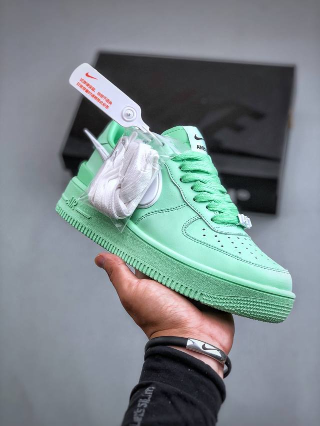 nike Air Force 1 Low 07 X Ambush 蒂芙尼绿白大钩原楦头原纸板 打造纯正低帮空军版型专注外贸渠道 全掌内置蜂窝气垫 原盒配件 原厂