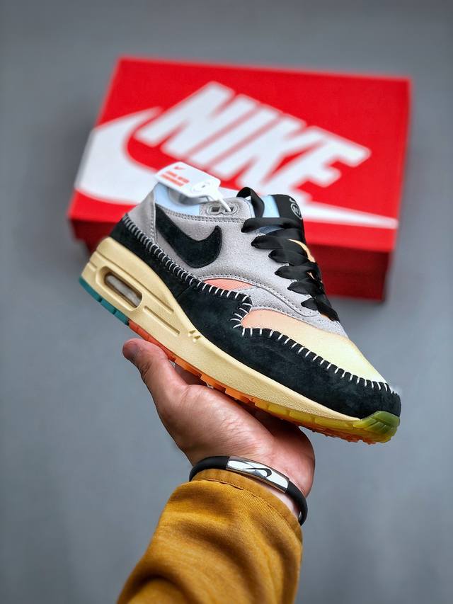 nike Air Max 1 耐克半掌气垫复古跑步鞋 Fz3610-072 尺码：36-47 半