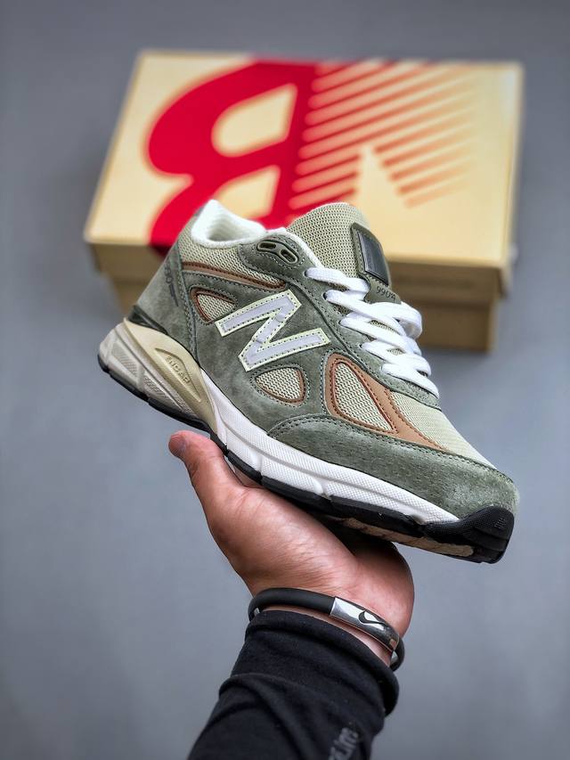 new Balance U990美产血统复古运动跑步鞋“自1982年问世的元祖级“老爹鞋”990系列 采用台产猪巴革及透气网眼材质 原装6层组合底模精密开发 搭