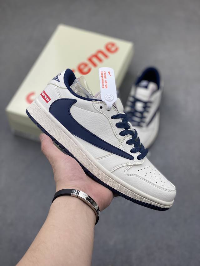 海外爆款限量发售！公司级 Travis Scott X Fragment Design X Jordan Air Jordan 1 Low Og Sp Supr