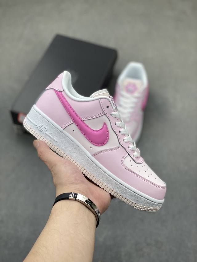 nike Air Force 1 Low 白粉猫爪 原楦头原纸板 打造纯正空军版型 专注外贸渠道 全掌内置蜂窝气垫 原盒配件 原厂中底钢印、拉帮完美 货号：Hm