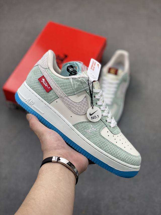 海外限量发售！公司级nike Air Force 1 '07 Low “中国年限定--龙鳞” 空军一号 低帮 运动鞋 休闲鞋 折边针车 工艺难度大 原楦头原纸板