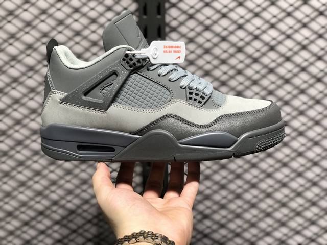 放店180 air Jordan 4 Retro Se Smoke Grey 烟熏灰 Aj4 乔丹4代 Aj4 乔4 巴黎奥运 灰黑 乔丹篮球鞋系列 该配色不仅