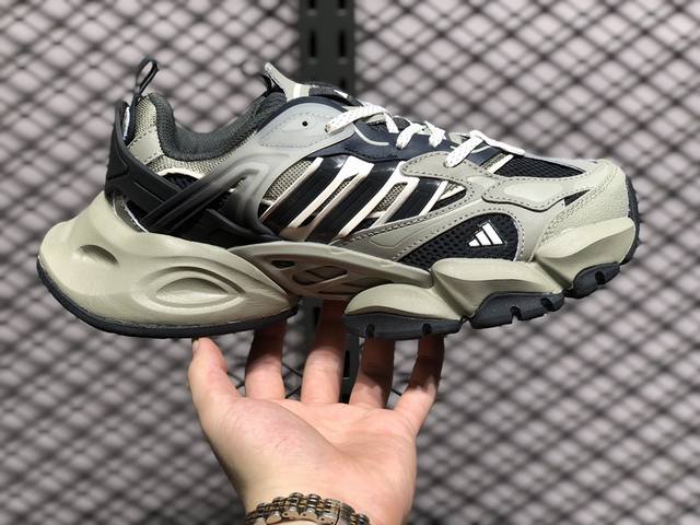 放店180 阿迪达斯adidas Xlg Runner Deluxe 跑步者豪华版系列低帮厚底增高老爹风复古缓震休闲运动慢跑鞋。男女鞋半码制#原楦原纸版开发版型