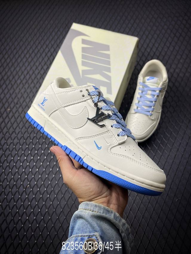 b 海外爆款限量发售！公司级 Nike Sb Dunk Low“Lv联名 周年高端定制 低帮休闲板鞋 定制鞋盒 大厂纯原品质出货 超高清洁度 皮料切割干净无任何