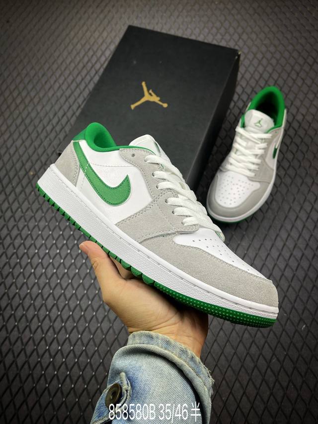 b air Jordan 1 Low Golf Aj1 乔1全新高尔夫版 灰白绿配色 Dd9315-112 #市售最高品质 原鞋开发 大厂代工流水线打造 公司货