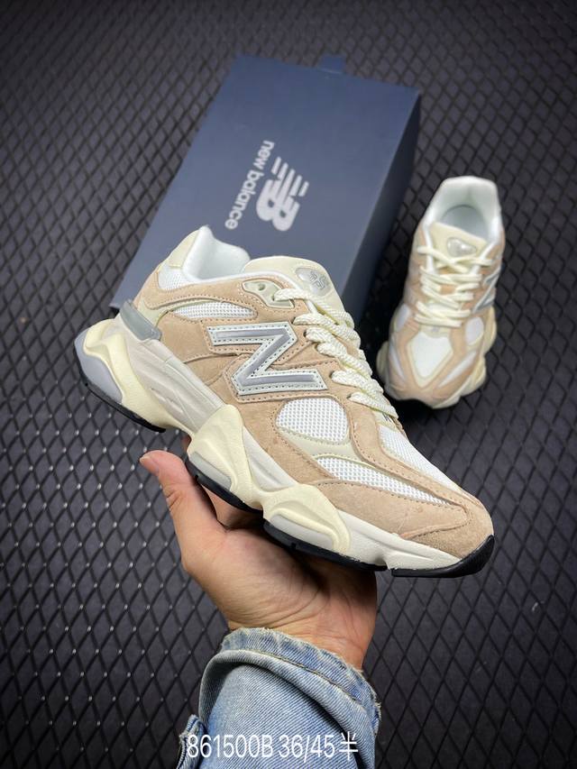 b Joe Freshgoods X New Balance Nb9060 联名款 复古休闲运动慢跑鞋 鞋款灵感源自设计师本人对夏日的怀日回忆。鞋面大身由空间双