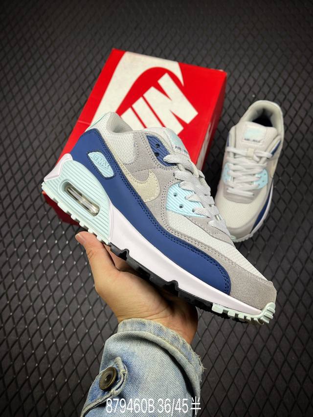 b nk Air Max 90 气垫复古减震跑步鞋 货号：Fb9658 102 尺码：36-45 半 编码：879460B