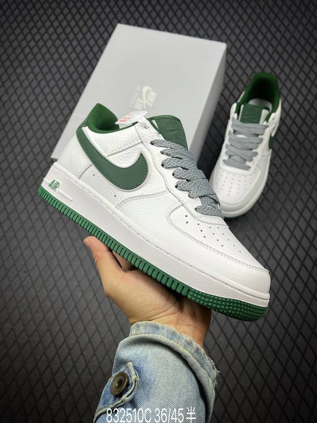 c 公司级nike Air Force 1‘07 原楦头原纸板 打造纯正低帮空军版型 专注外贸渠道 全掌内置蜂窝气垫 原盒配件 原厂中底钢印、拉帮完美 官方货号