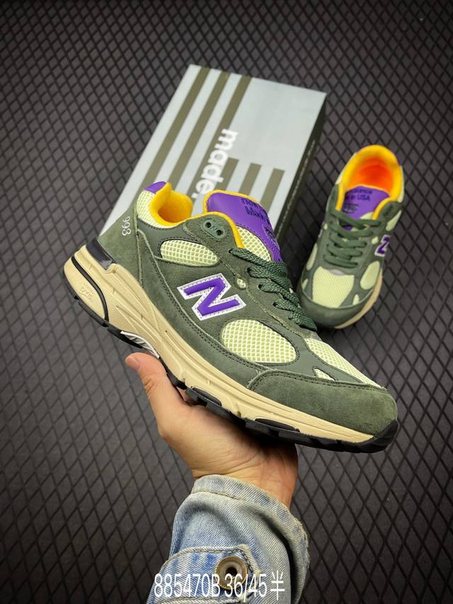 b 公司级new Balance Nb 993系列新百伦舒适百搭耐磨透气 低帮跑步鞋 货号:U9930L 尺码:36 37 37.5 38 38.5 39.5