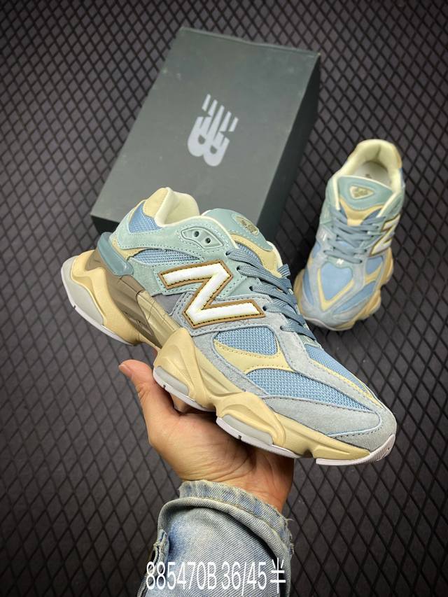 b 真标 Joe Freshgoods X New Balance Nb9060 联名款 复古休闲运动慢跑鞋 鞋款灵感源自设计师本人对夏日的怀日回忆。鞋面大身由